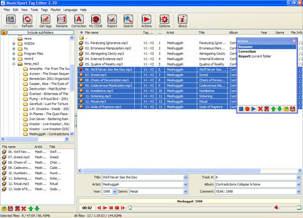 Music Xpert Tag Editor Screenshot